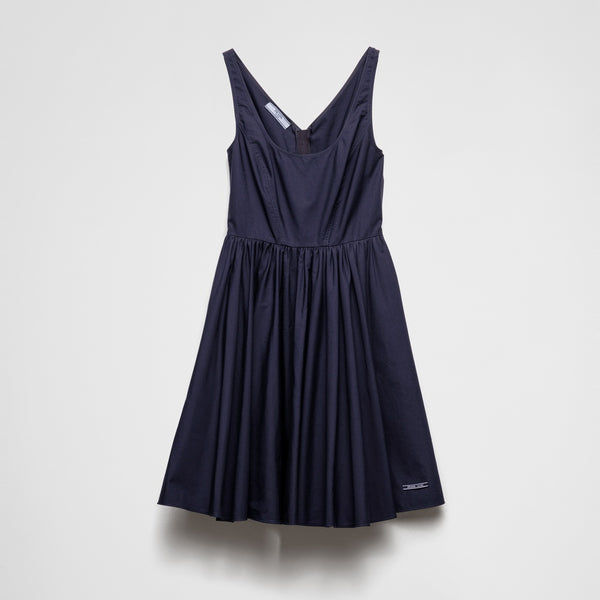 Cotton canvas dress