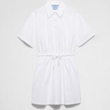 Poplin mini-dress