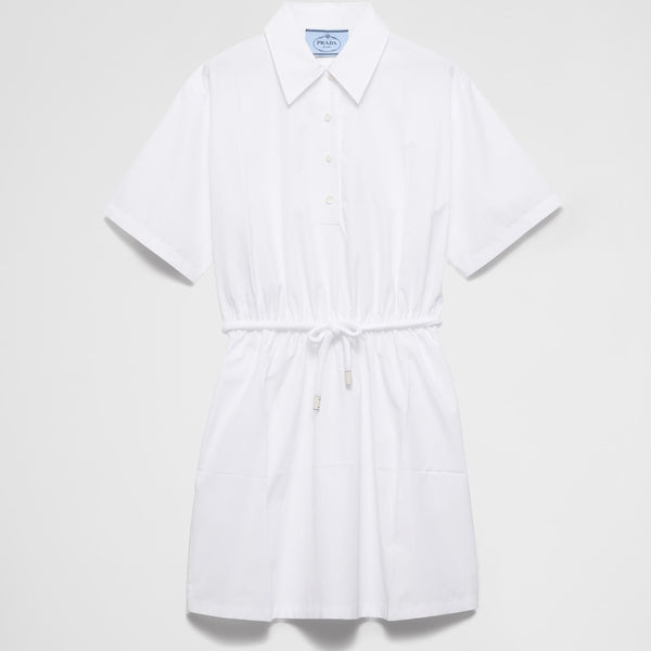 Poplin mini-dress