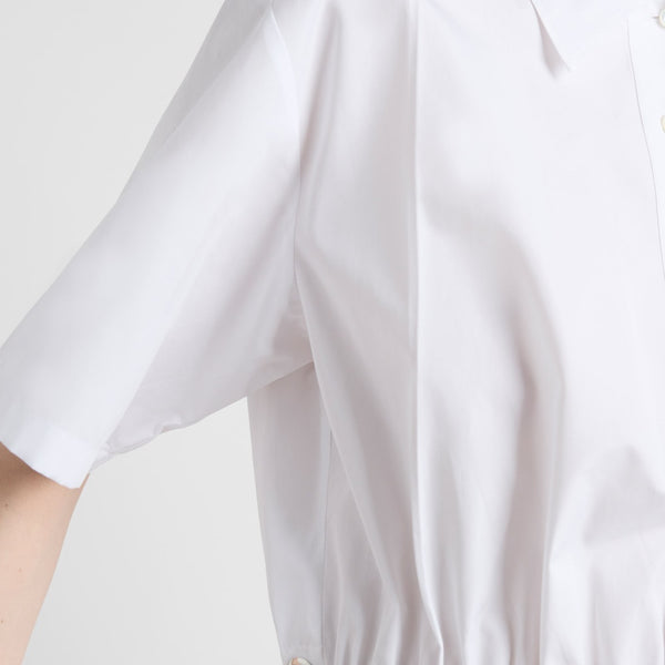 Poplin mini-dress