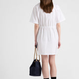 Poplin mini-dress