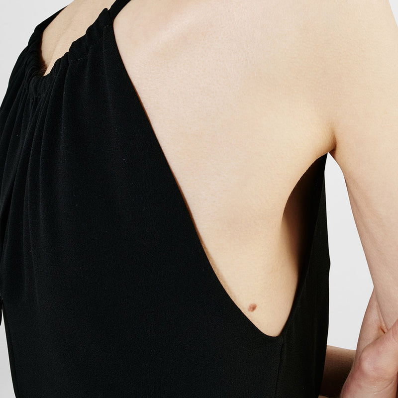 Embroidered sablé mini-dress