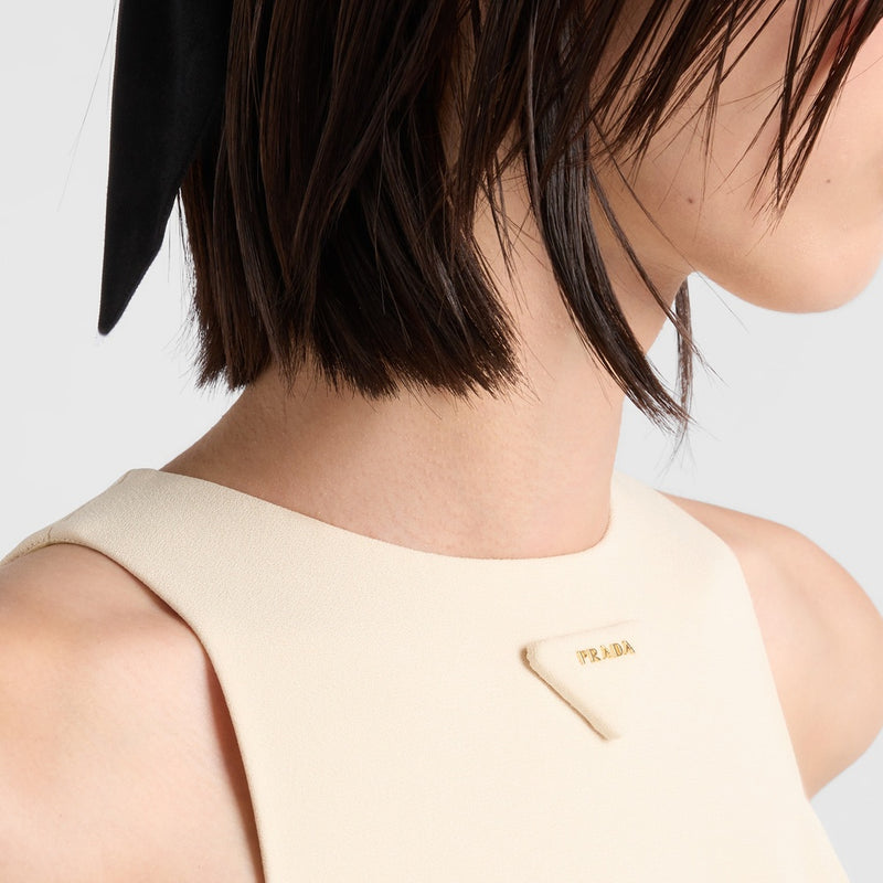 Sable compact mini-dress