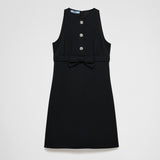 Sable compact mini-dress