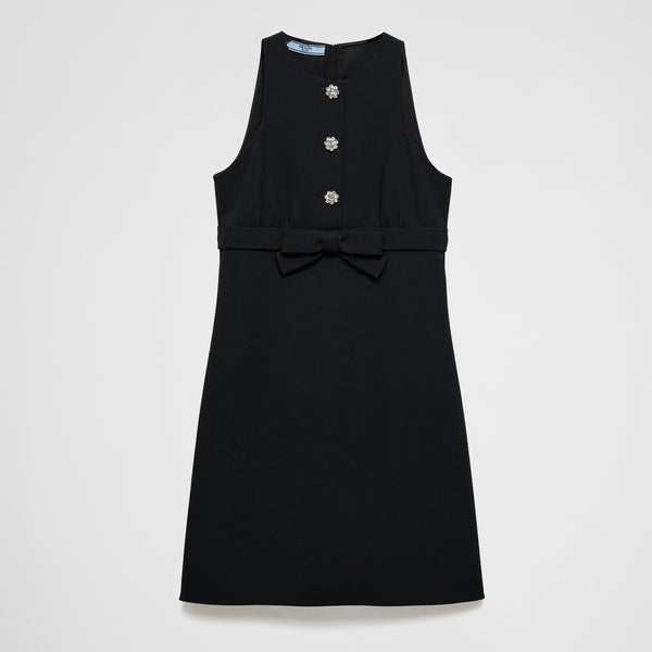 Sable compact mini-dress