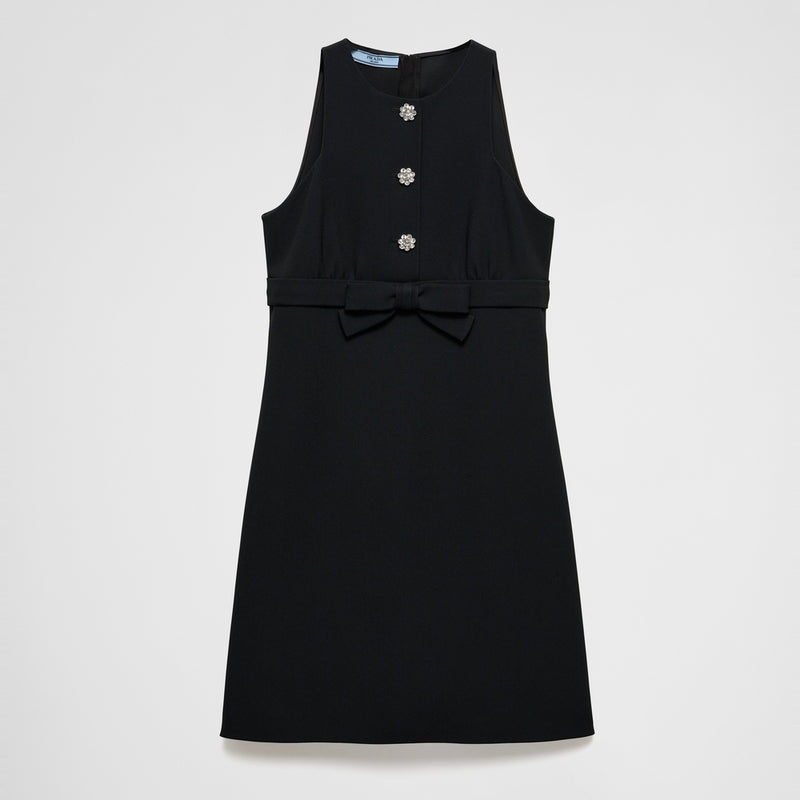 Sable compact mini-dress