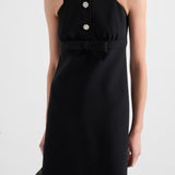 Sable compact mini-dress