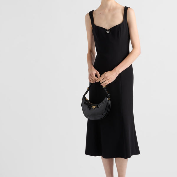 Embroidered cady dress