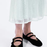 Sequined tulle dress
