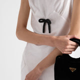 Sequined satin jersey dress