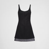 Wool mini-dress