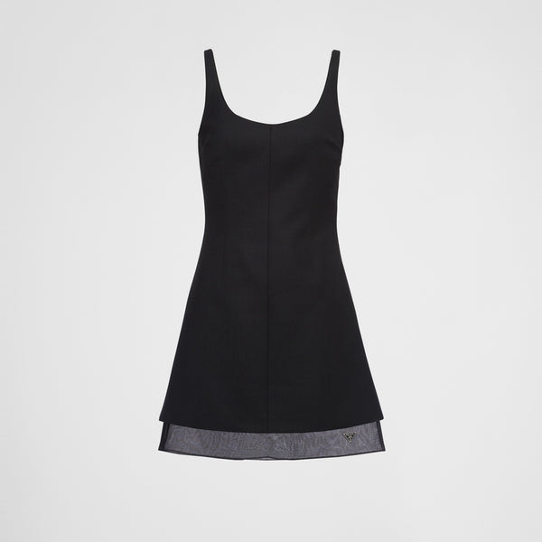 Wool mini-dress
