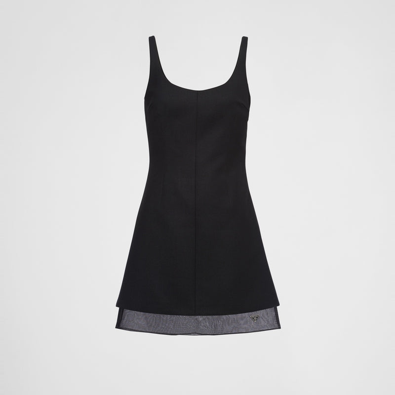 Wool mini-dress