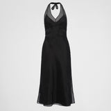 Re-Edition 1995 organza halter dress