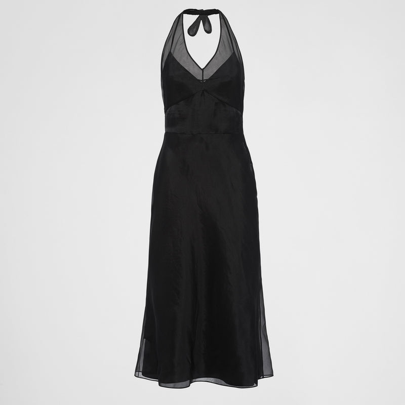Re-Edition 1995 organza halter dress