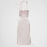 Re-Edition 1995 satin halter dress
