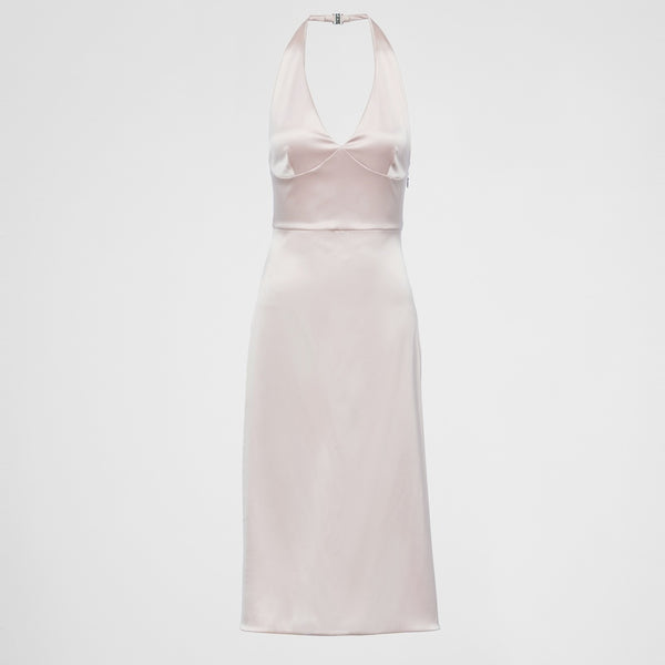 Re-Edition 1995 satin halter dress