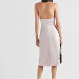 Re-Edition 1995 satin halter dress