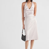 Re-Edition 1995 satin halter dress