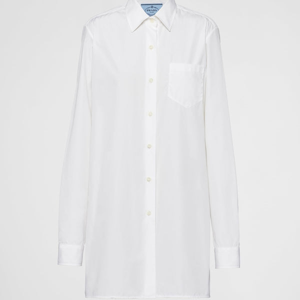 Poplin mini shirtdress