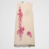 Embroidered georgette dress