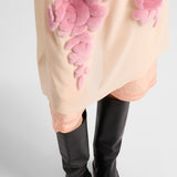 Embroidered georgette dress