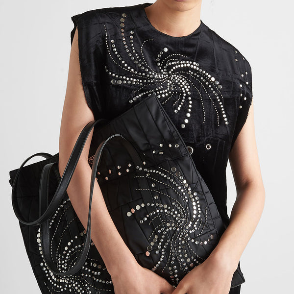 Embroidered velvet dress