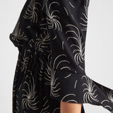 Printed sablé dress