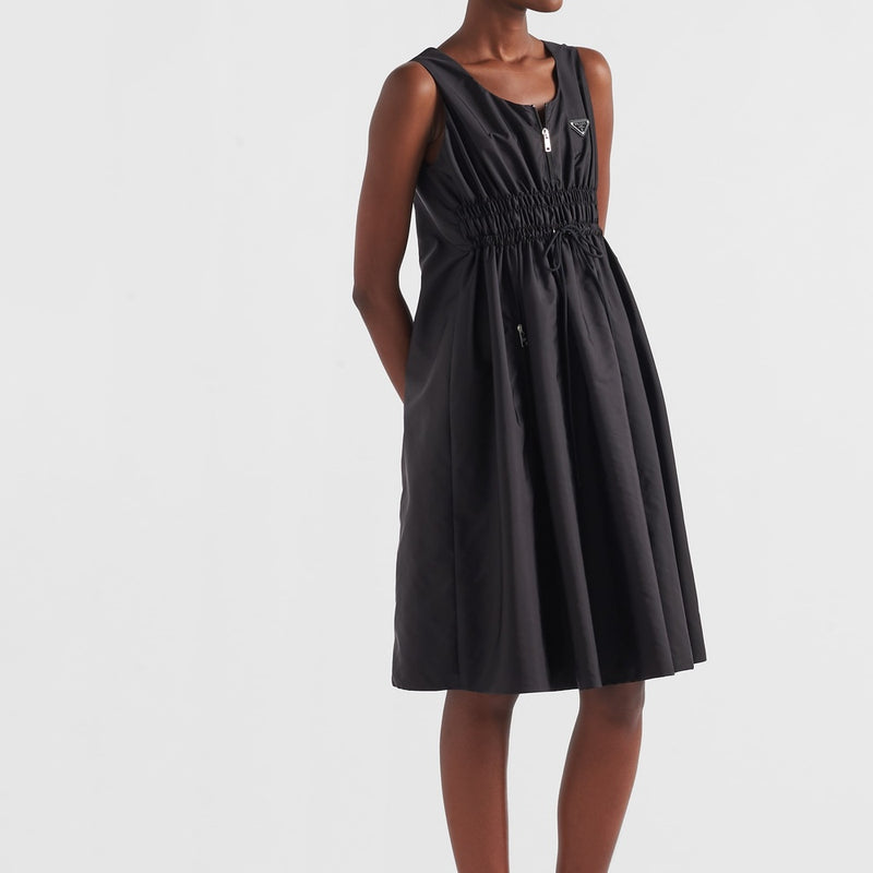 Light Re-Nylon sleeveless dress