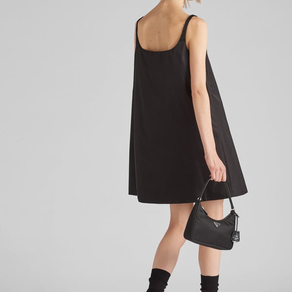Re-Nylon sleeveless dress with pouch
