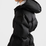 Re-Nylon hooded down jacket