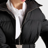 Re-Nylon hooded down jacket