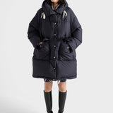 Soft canvas down parka