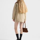 Medium-weight old Panama cotton down jacket