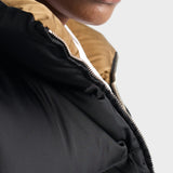 Cropped Re-Nylon down jacket