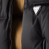 Cropped Re-Nylon down jacket