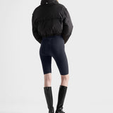 Cropped Re-Nylon down jacket