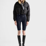 Cropped Re-Nylon down jacket