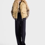 Medium-weight technical fabric down vest