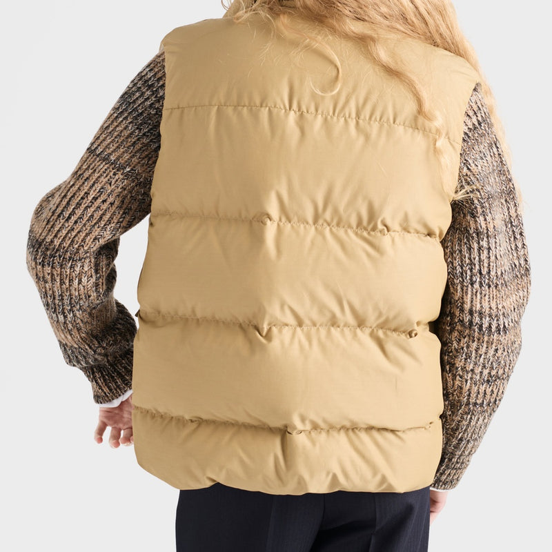 Medium-weight technical fabric down vest