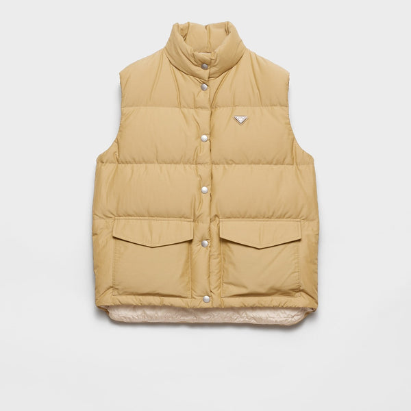 Medium-weight technical fabric down vest