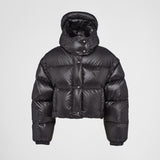 Re-Nylon convertible cropped down jacket