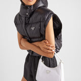 Re-Nylon convertible cropped down jacket