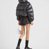 Re-Nylon convertible cropped down jacket