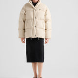 Technical fabric down jacket