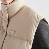 Technical fabric down vest