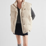 Technical fabric down vest