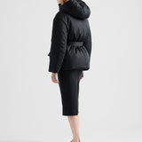 Re-Nylon hooded down jacket