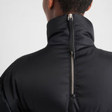 Re-Nylon Gabardine hooded down coat