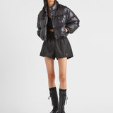 Re-Nylon cropped convertible down jacket